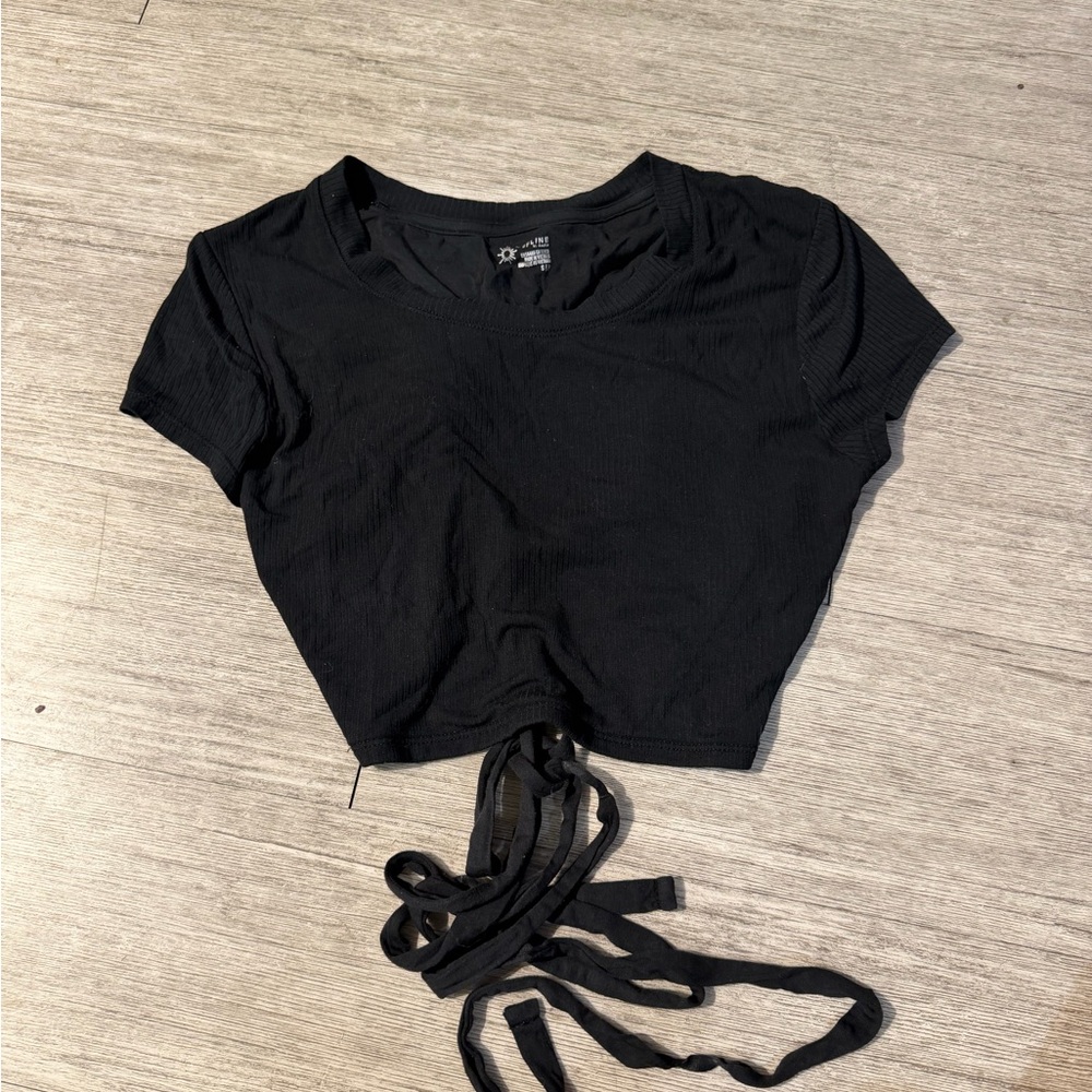 Offline by aerie ribbed tie back crop top - Picture 3 of 4